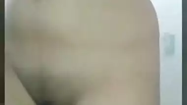 Comely Indian teen records on cam how she undresses and touches XXX clit