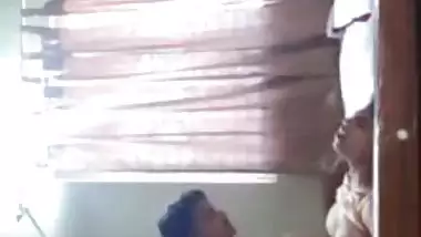 Young lovers homemade sex in missionary style