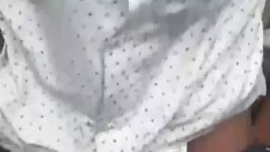 Dehati outdoor stripping before sex