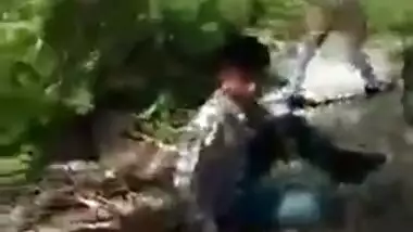 Tamil school girl fuck outdoor as real slut and caught on cam. Desi mms