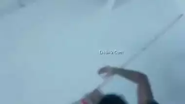 Man films video of Indian wife putting on clothes after taking a shower