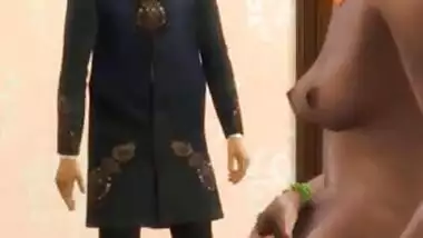 Indian cuckold husband watches his wife fuck a young man - Porn Video