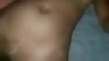 Insistent Desi guy coaxes shy GF to have sex in missionary XXX pose