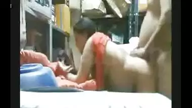 Big ass mature BBW bhabhi hard doggy style fuck at store room