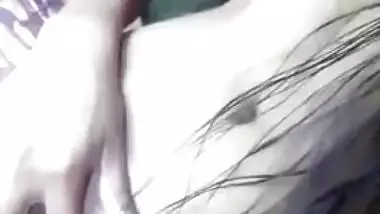 Slender Desi gal with small XXX tits performs striptease on the cam