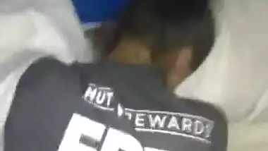 Fat hairy neighbor fills mixed Desi teen up doggystyle with his seed while mom is working