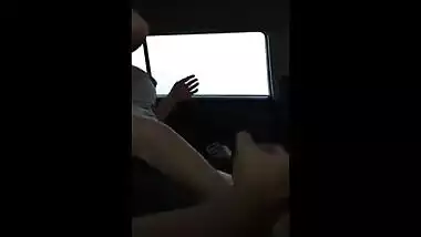 NRI girl enjoys hardcore outdoor sex with her lover in his car