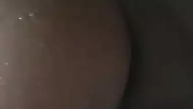 Desi MILF hides in the shower to perform sex show of XXX hooters