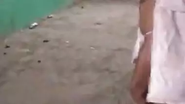 Kaira Nisha does a boobflash beside the highway