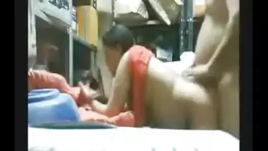 Desi mms of a horny boss fucking his mature employee in store room