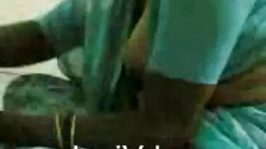 Desi bhabhi chitra with her hubby pushing her hard to get naked on camera