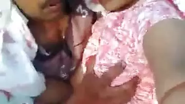 Sucking the boobs of my milf part 1