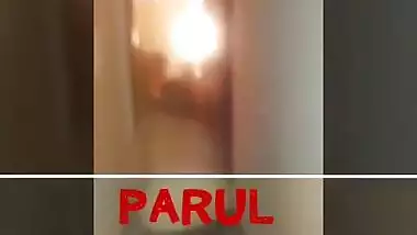 Two eccentric Desi students perform strip XXX show in the corridor