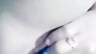 Desi village girl fingering selfie video
