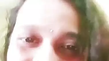 Busty aunty stripping nighty and nude show