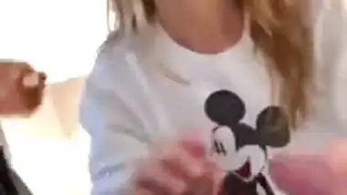 XXX Vacation in India! Hot blonde slut and two big cocks! White & Black