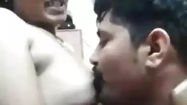 Desi Aunty Giving Blowjob to Hubby