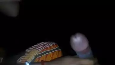 Night XXX blowjob is what cute Desi wife likes pleasing her man with