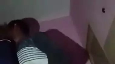 Horny Desi XXX lovers enjoying sex on cam at night time MMS