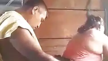 Fucking His Wife While She Working in Kitchen…Standing Fuck From Behind