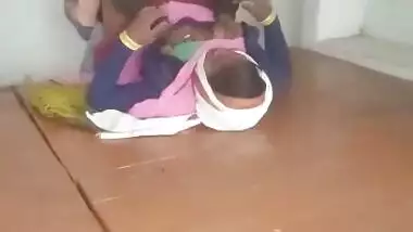 Desi housemaid fucked by house owner and his friend