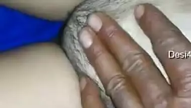 Hot XXX close-up of Desi husband playing with wife's tits and cunt