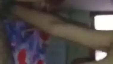 Desi XXX couple broadcasts hot oral sex via amateur cam in dirty adobe