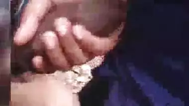 Desi Woman Pressing Balls And Stroking Cock