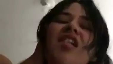 Beautiful Girl Riding Her Boyfriend