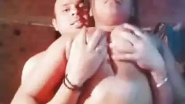 Indian Bubble busty boobs of Rajni massaged by husband