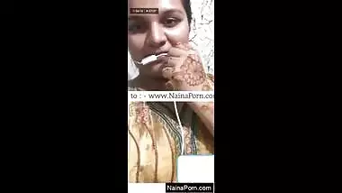 Horny desi girl showing her boobs and pussy on video call 2