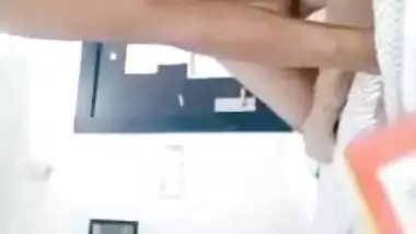 Desi performs XXX show to leak video where she is nailed by her fucker