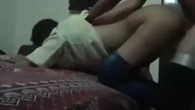 Desi girl doggy style fucking with lover