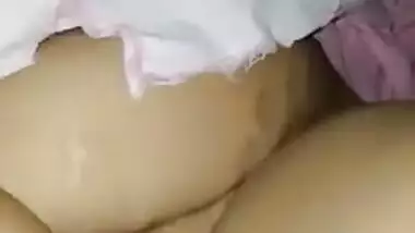 Fat Desi XXX aunty gets her boobs pressed and fucked MMS