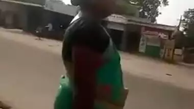 SATIN SILK SAREE AUNTY video3porn3