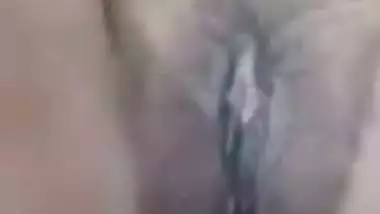 BBW showing nude body on video call with lover