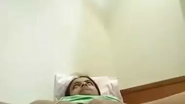 Desi girl has XXX sex with the cucumber in a video that becomes MMS