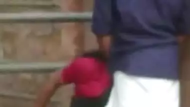 Dehati sex video of south Indian lovers captured outdoor by a peeping on mms xxx