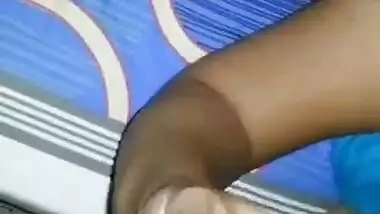 Wife pussy fingered giving blowjob