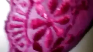 INDIAN NEWLY MARRIED WIFE BOOB PRESSED 