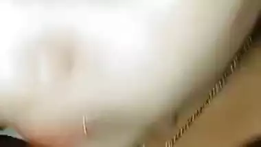 Cute Indian XXX wife giving a good blowjob to her house owner MMS