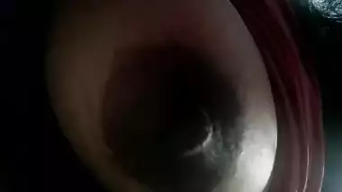 Fatty Indian woman wants to be a porn model so she exposes her melons