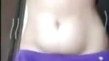 Desi Hooot Sexy Wife Showing her Hairy Pussy