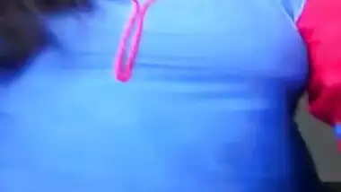 Natural Indian shuts herself up in room for a XXX striptease for sex fans