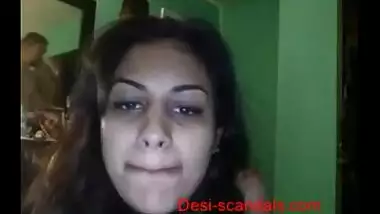 Hawt webcam beauty enjoys a hardcore fuck infront of her viewers