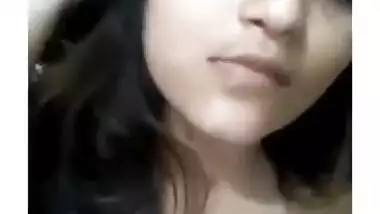 Desi MILF amateur XXX videotape of big natural jugs made for boyfriend