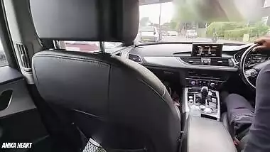 My Uber Driver Made Me Squirt While Driving And Licked My Cum Off His Fingeres