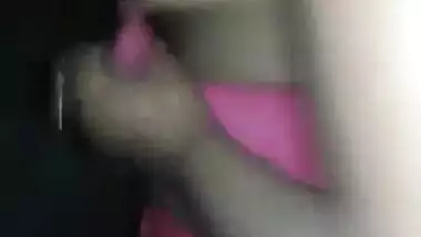 Desi village girl ready for fucking with lover at night