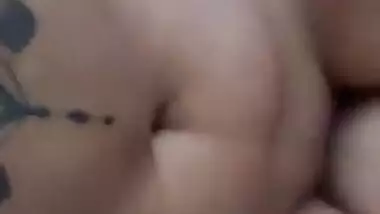 Indian tinder slut from Amsterdam tries white cock in an one night stand