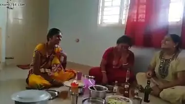 Village Aunties Drinking Wine and See hers Behaviour....